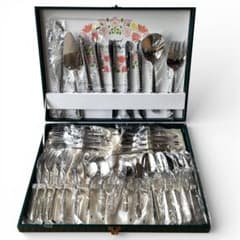 新品未開封】LUCKYWOOD ラッキーウッド ステンレス カトラリーセット