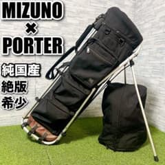 ☆ミズノ ポーター キャディバッグ スタンド式 フレームウォーカー
