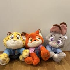 コストコ ディズニー ぬいぐるみ ズートピア2 ジュディ ニック クロウ