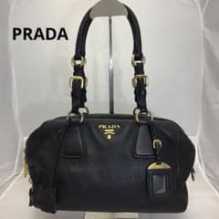 ❣️PRADAプラダ❣️レザーミニボストンバック ヴィッテロダイノ
