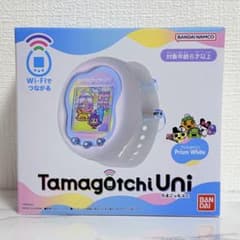 たまごっちユニ プリズムホワイト Tamagotchi Uni 保護フィルム付き