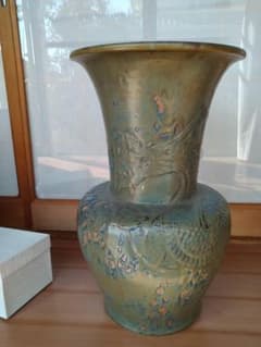 花瓶 瀬戸市 篁居園 高嶋徳松作 - メルカリ