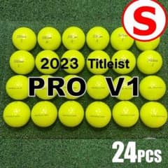 S110】Titleist PRO V1 黄 23年 ロストボール 24球 - メルカリ
