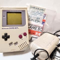 任天堂 初代 ゲームボーイ GAMEBOY DMG-01 充電式アダプタ付き - メルカリ