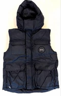 美品 カナダグース ブラックレーベル 3337M R アルバーダウンベスト M