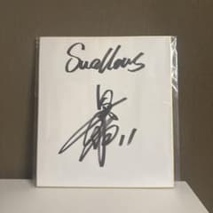 東京ヤクルトスワローズ 11 奥川恭伸選手 直筆サイン色紙 2020年