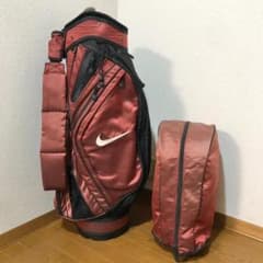 希少】 NIKE ナイキ ゴルフ キャディバッグ カート型 6分割 レッド