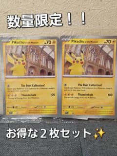 新品】ロンドンピカチュウ Pikachu at the Museum2枚セット - メルカリ