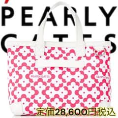 新品 パーリーゲイツ 定価2.8万 ジオメトリックフラワー柄 カート