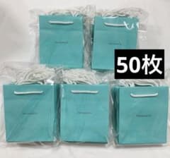 Tiffanyティファニー ミニショッパー紙袋 50枚 - メルカリ