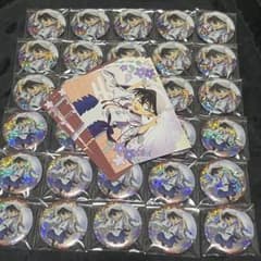 名探偵コナン 秋の華和装 クラックス 江戸川コナン スパークル缶バッジ