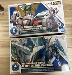 RG ユニコーンガンダムTWC ダブルオークアンタフルセイバー(クリア