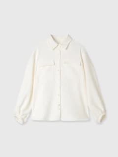 anuans ダブルサテンボリュームスリーブブラウス - メルカリ