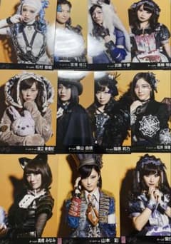 ハロウィンナイト 選抜メンバー 生写真 劇場盤AKB48 まとめ売り - メルカリ