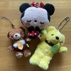 ディズニーキーホルダー☆クマぬいぐるみ3点セット - メルカリ