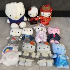 sanrio ハローキティ ぬいぐるみ 11体まとめ売り 平成レトロ - メルカリ