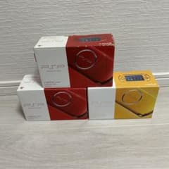 人気ゲーム】動作未確認 PSP-3000 箱付き レアカラー 3台 ジャンク