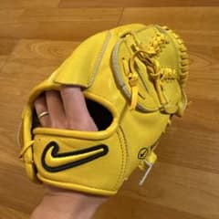 ほぼ未使用］最終値下げ NIKE 松坂モデル 軟式グローブ イエロー