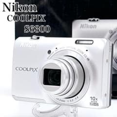 極美品 Nikon ニコン COOLPIX S6300 シルバー デジカメ - メルカリ