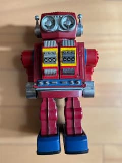 堀川玩具 ニュー火星大王 ロボット型ブリキおもちゃ - メルカリ