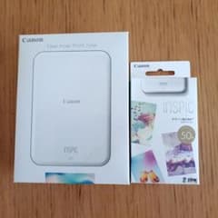 Canon inSPIC PV-123-GD 本体 フォトペーパー50枚セット - メルカリ