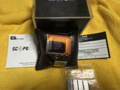 SEAHOPE SCOPE2 デジタル腕時計 オレンジ/シルバー ジャンク品 - メルカリ