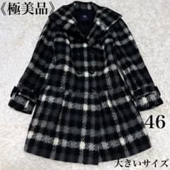希少✨大きいサイズ》バーバリーロンドン メガチェック ウール コート
