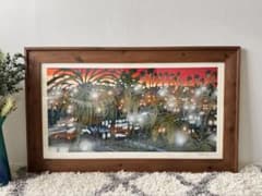 癒される絵画☆ジェームスタルマージ (サンタモニカサンセット) シルク