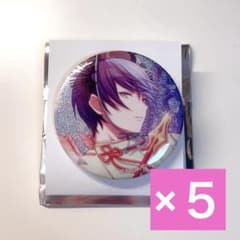 プロセカ グリッター缶バッジ 6C 青柳冬弥 - メルカリ