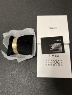 MM6 ×TIMEXゴールド コラボ腕時計ブレスレットのみ 値下げ不可 - メルカリ