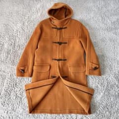 英国製】ムーアブルック ヘリンボーン ダッフルコート オレンジ TULB M