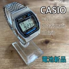 CASIO W-35 80s Marlinカジキ カシオマーリン ビンテージ - メルカリ
