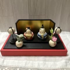 岡崎順子「ひな祭り・雛人形セット」☆未使用 - メルカリ