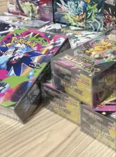 ポケカ テラスタルフェス5箱、MEGAドリーム5箱新品未開封シュリンク