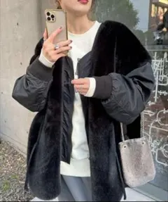 2026年最新】エシンタ ファー切替ジャケットの人気アイテム - メルカリ