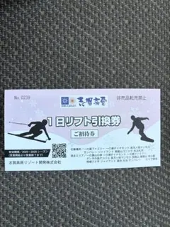 2026年最新】奥志賀高原 リフト券の人気アイテム - メルカリ
