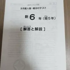 2026年最新】組み分けテスト新6年生の人気アイテム - メルカリ