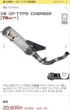 2026年最新】DIO AF34 チャンバーの人気アイテム - メルカリ