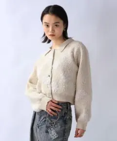 2026年最新】ミックスヤーン ショートニットカーディガンの人気