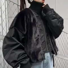 2026年最新】エシンタ ファー切替ジャケットの人気アイテム - メルカリ