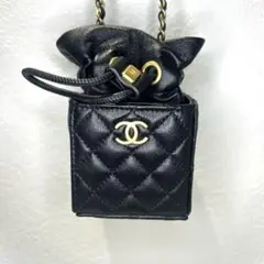 マトラッセ ミニキューブ巾着 チェーンショルダー CHANEL ノベルティ