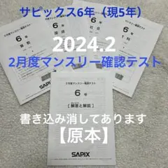 2026年最新】サピックス 5年 マンスリー確認テストの人気アイテム