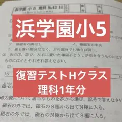 2026年最新】浜学園 小5 復習テストの人気アイテム - メルカリ
