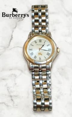 美品 バーバリー 時計レディースBU9233 ホワイトノバチェック箱付き