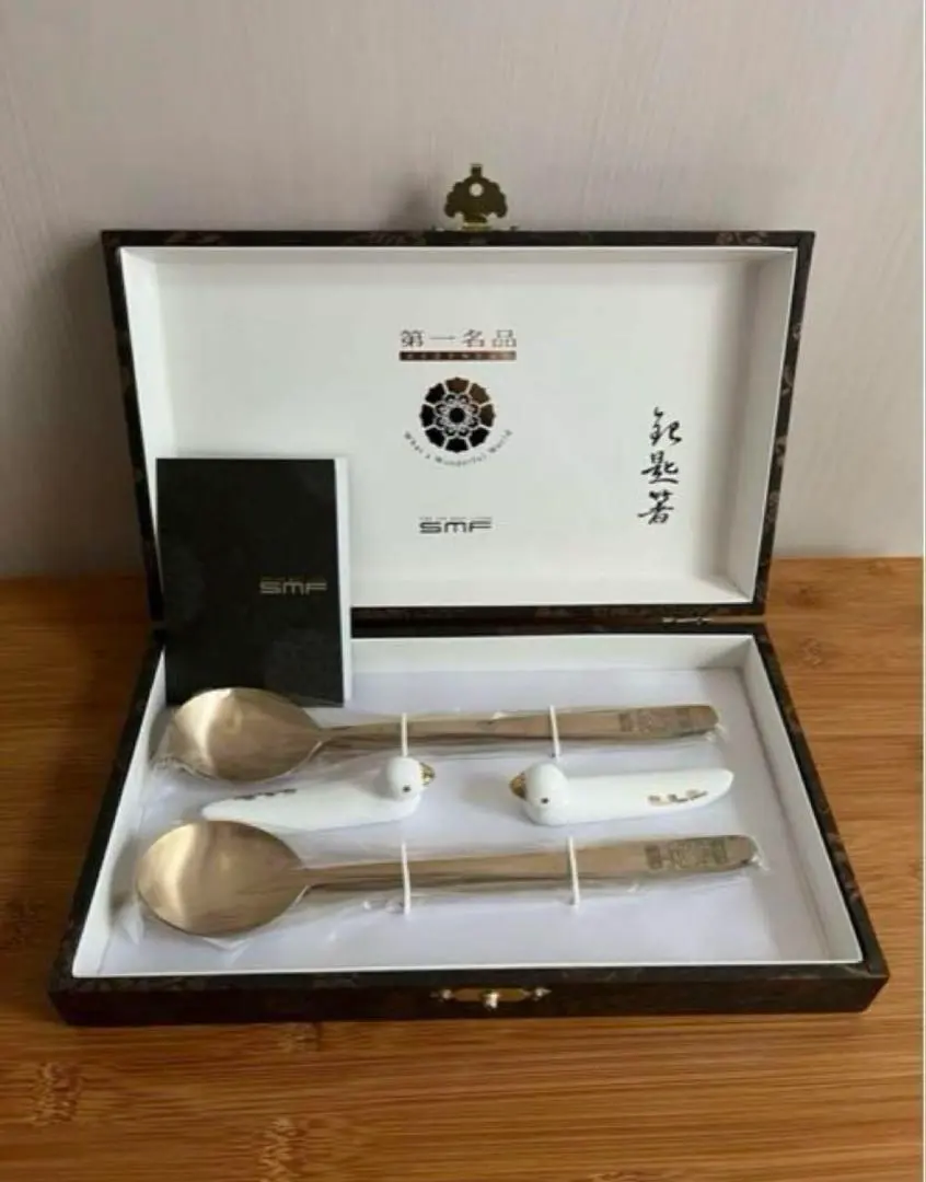 純銀/AG700 75g/韓国製匙箸セット