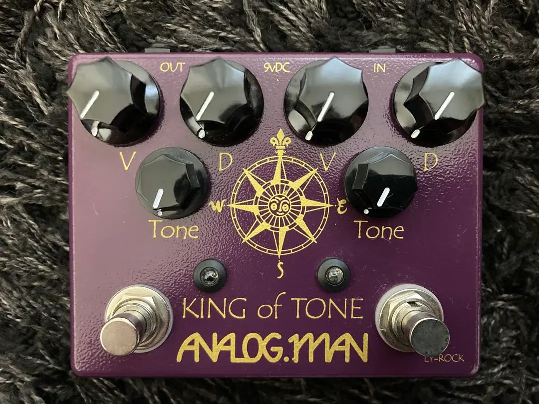 King Of Tone クローン ハイゲインスイッチ付 LY-ROCK 製
