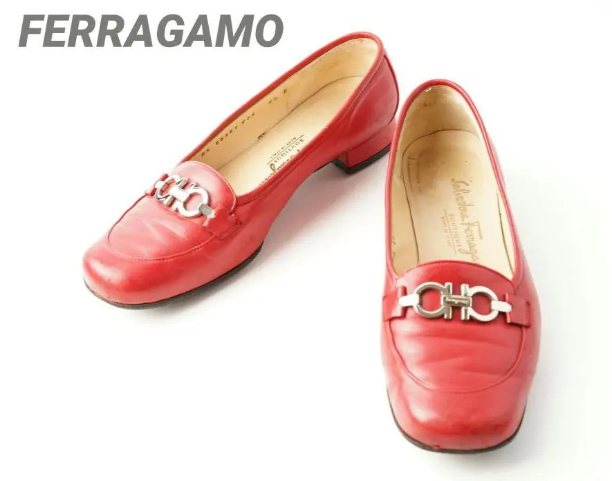 2026年最新】Salvatore Ferragamo カラー：レッド系 ローファー・革靴