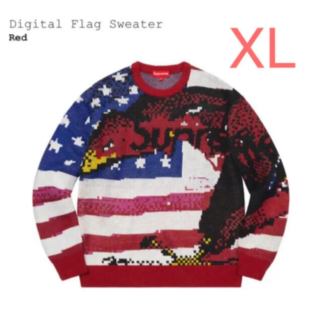 2026年最新】supreme digital flag sweaterの人気アイテム - メルカリ