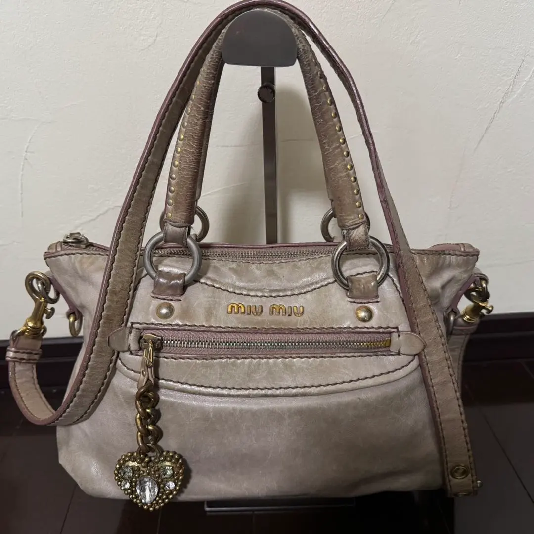 2026年最新】ミュウミュウ ハンドバッグ ハートチャームの人気アイテム