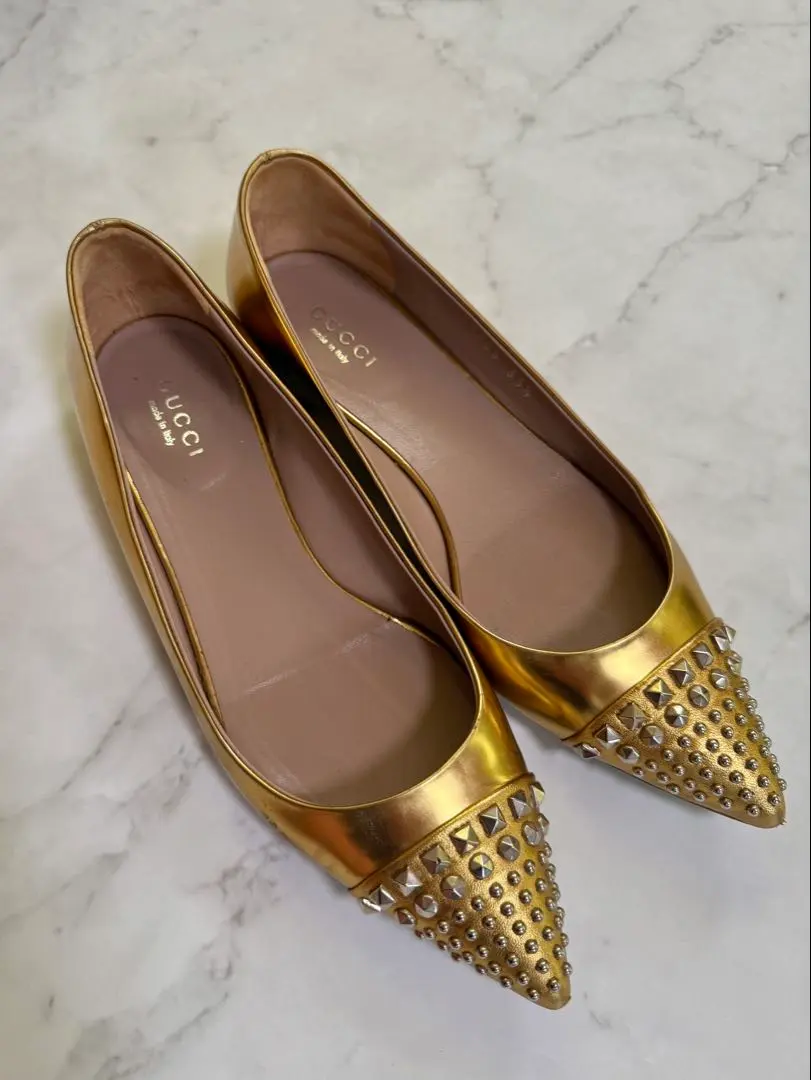 2026年最新】GUCCI つま先：ポインテッドトゥ フラットシューズ